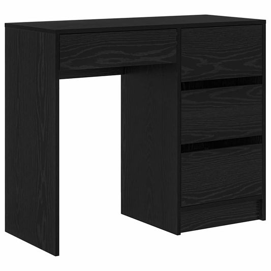 Schreibtisch Schwarze Eiche 90 x 37.5 x 75 cm Holzwerkstoff