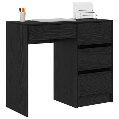 Schreibtisch Schwarze Eiche 90 x 37.5 x 75 cm Holzwerkstoff