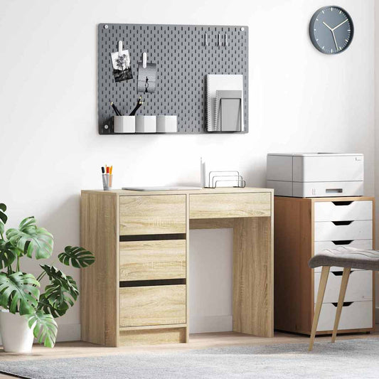 Schreibtisch Sonoma Eiche 90 x 37.5 x 75 cm Holzwerkstoff