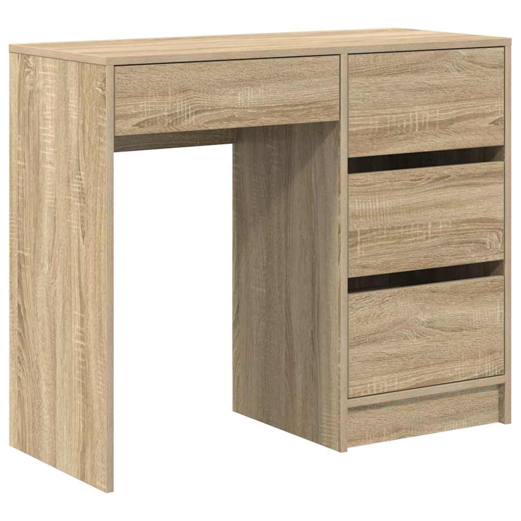 Schreibtisch Sonoma Eiche 90 x 37.5 x 75 cm Holzwerkstoff