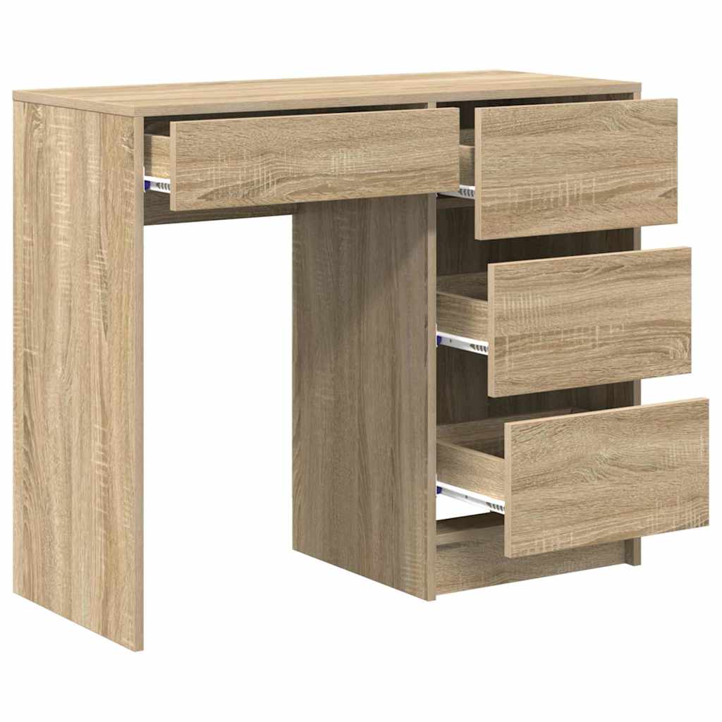 Schreibtisch Sonoma Eiche 90 x 37.5 x 75 cm Holzwerkstoff
