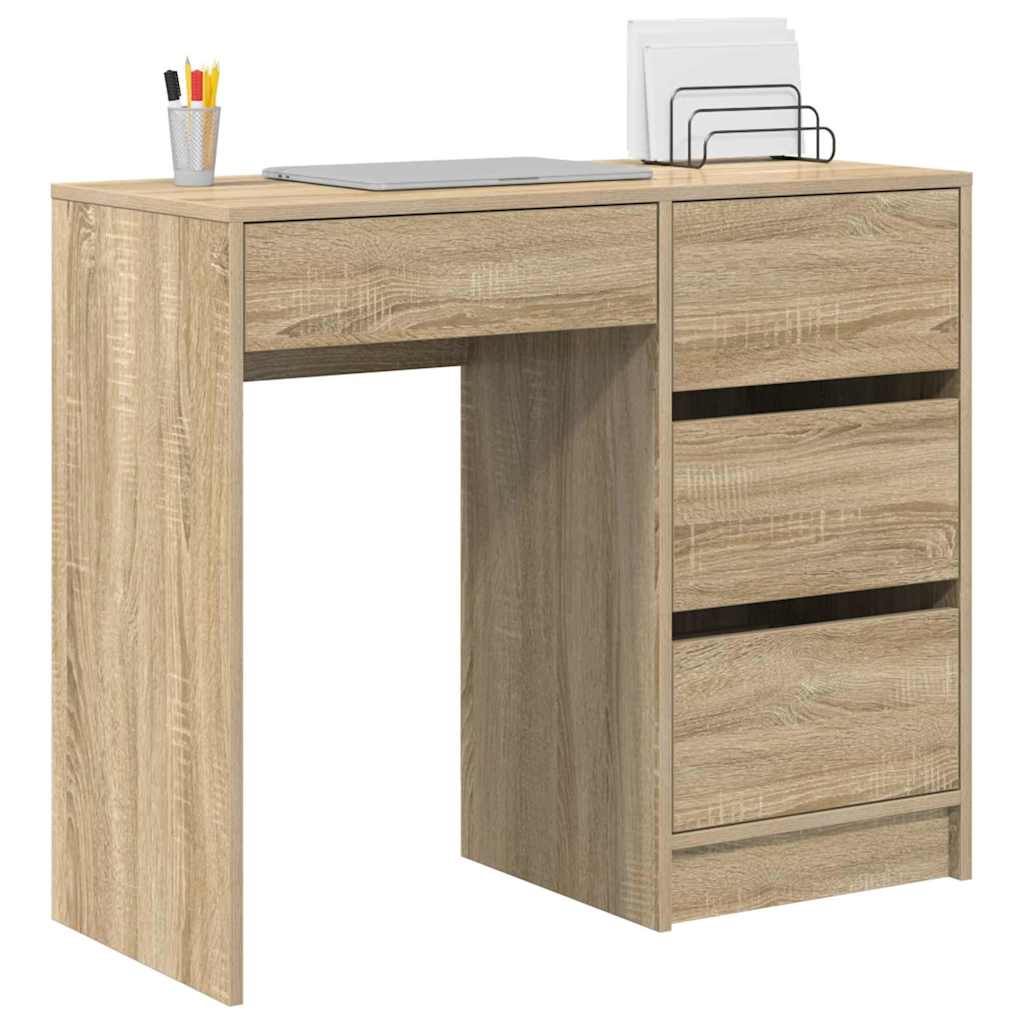 Schreibtisch Sonoma Eiche 90 x 37.5 x 75 cm Holzwerkstoff