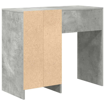 Schreibtisch Betongrau 90 x 37.5 x 75 cm Holzwerkstoff