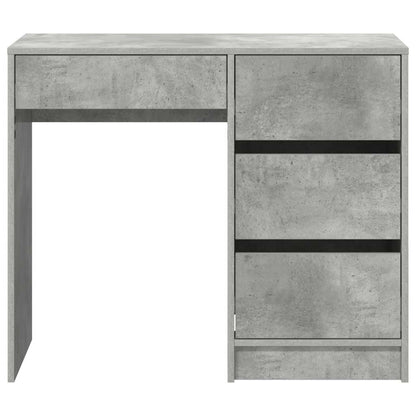 Schreibtisch Betongrau 90 x 37.5 x 75 cm Holzwerkstoff