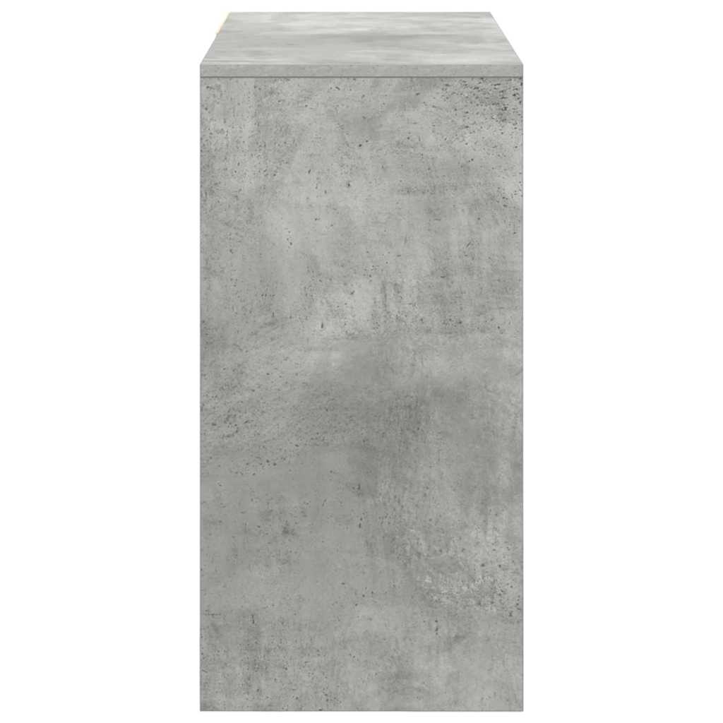 Schreibtisch Betongrau 90 x 37.5 x 75 cm Holzwerkstoff