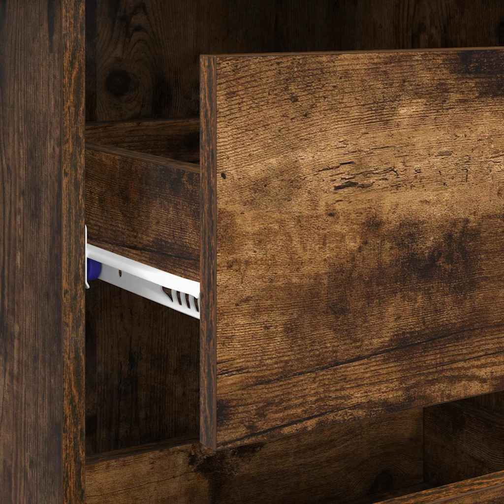 Schreibtisch Geräucherte Eiche 90 x 37.5 x 75 cm Holzwerkstoff