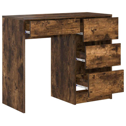Schreibtisch Geräucherte Eiche 90 x 37.5 x 75 cm Holzwerkstoff