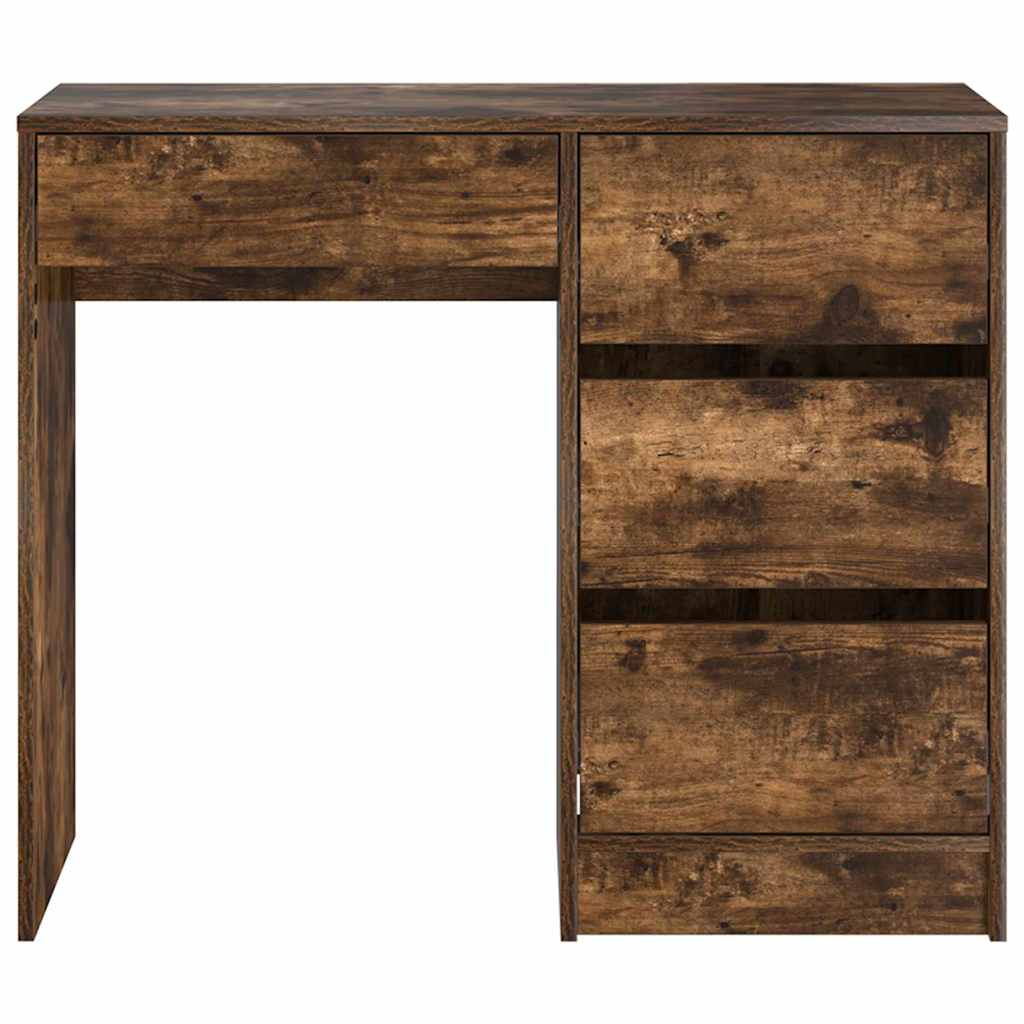 Schreibtisch Geräucherte Eiche 90 x 37.5 x 75 cm Holzwerkstoff