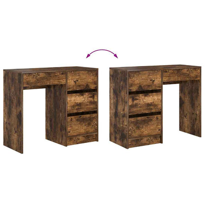 Schreibtisch Geräucherte Eiche 90 x 37.5 x 75 cm Holzwerkstoff
