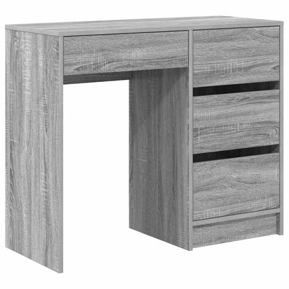Schreibtisch Graues Sonoma 90 x 37.5 x 75 cm Holzwerkstoff