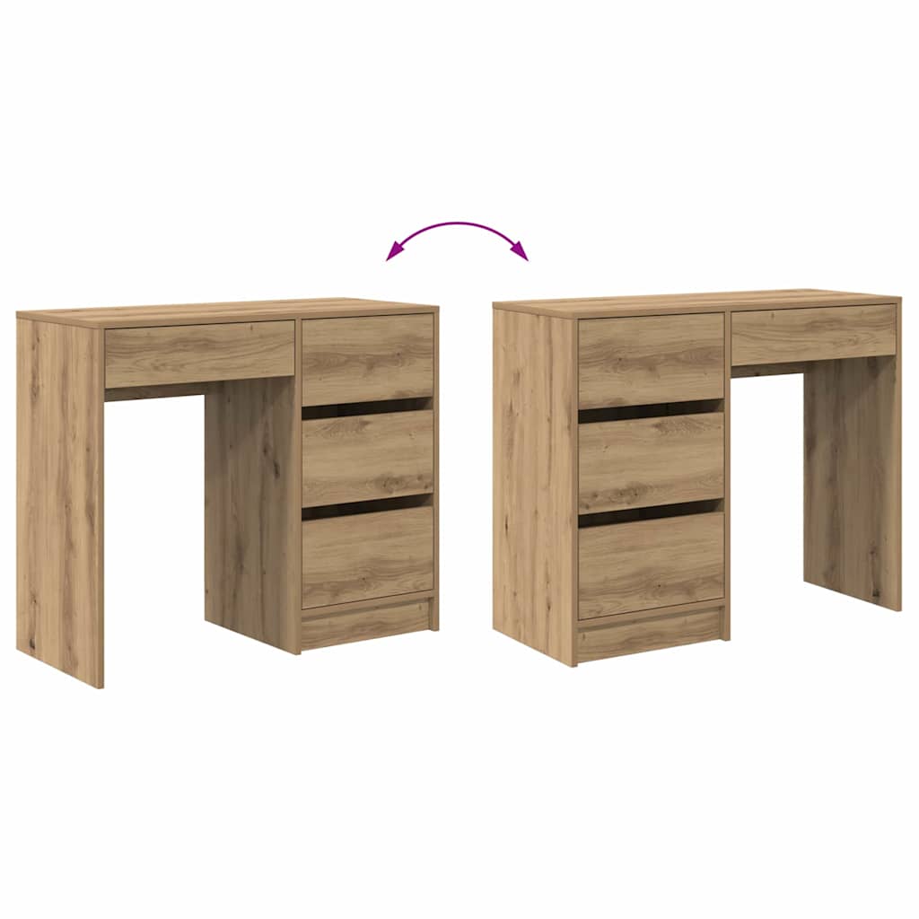 Schreibtisch Artisan-Eiche 90 x 37,5 x 75 cm Holzwerkstoff