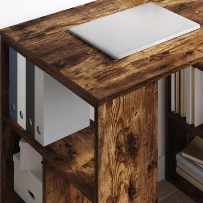 Schreibtisch Räuchereiche 90 x 50 x 75 cm Holzwerkstoff