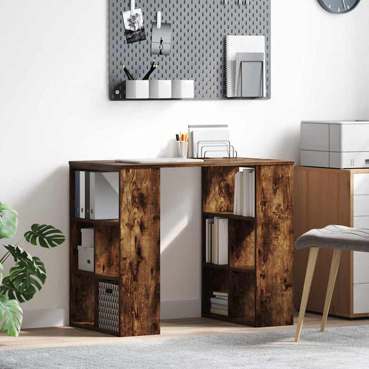 Schreibtisch Räuchereiche 90 x 50 x 75 cm Holzwerkstoff