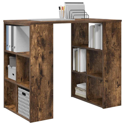 Schreibtisch Räuchereiche 90 x 50 x 75 cm Holzwerkstoff