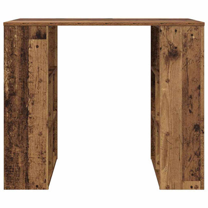 Schreibtisch mit Regal Altholz 90 x 50 x 75 cm Holzwerkstoff