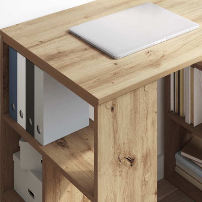 Schreibtisch Eiche handwerklich 90 x 50 x 75 cm Holzwerkstoff