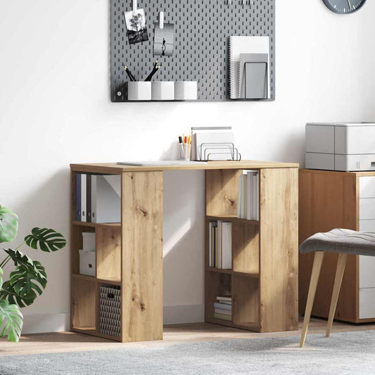 Schreibtisch Eiche handwerklich 90 x 50 x 75 cm Holzwerkstoff