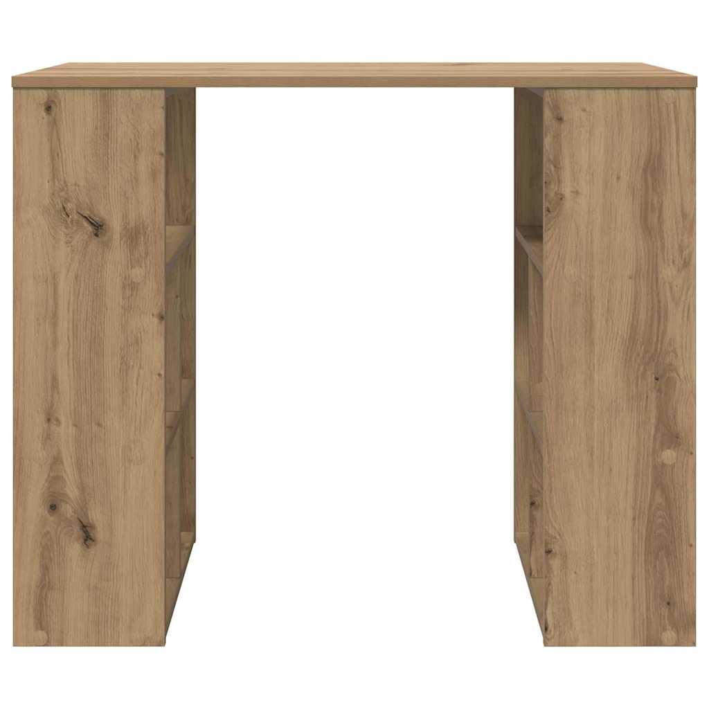 Schreibtisch Eiche handwerklich 90 x 50 x 75 cm Holzwerkstoff