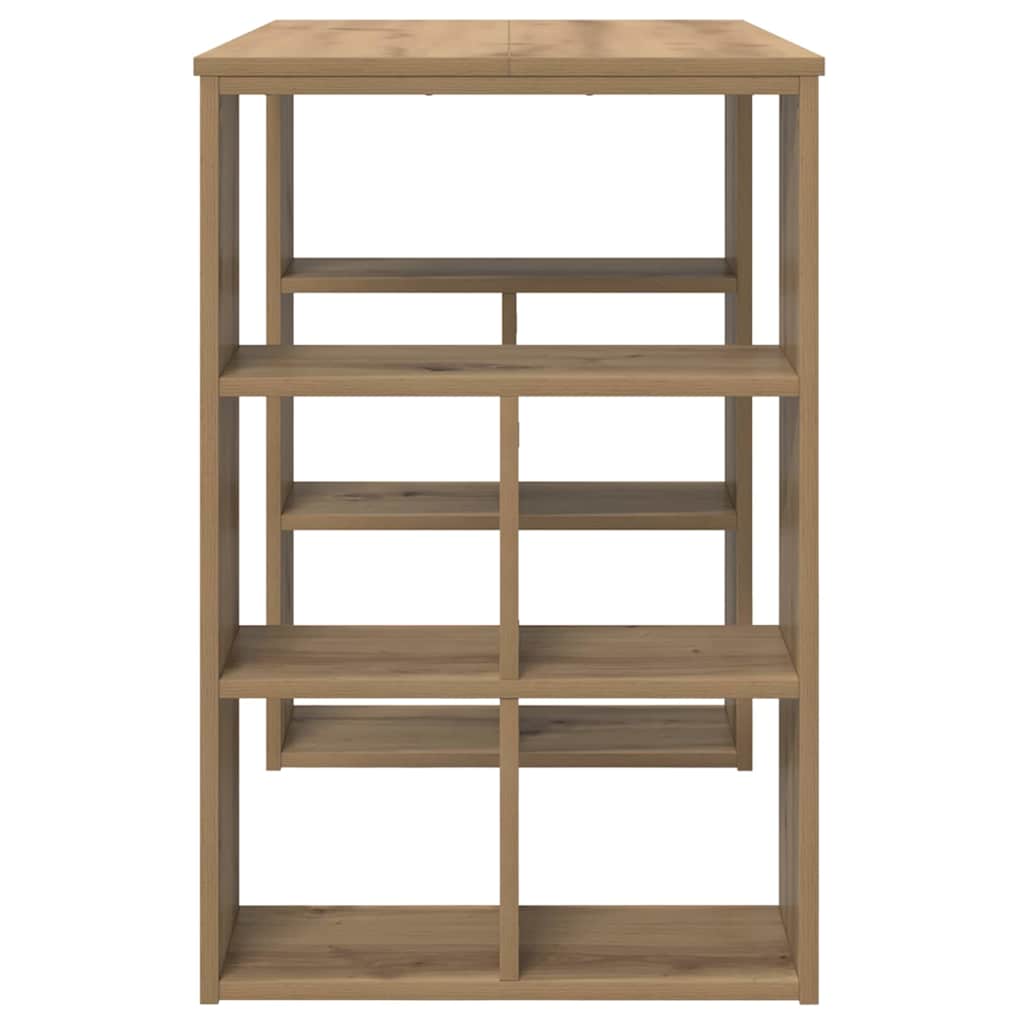 Schreibtisch Eiche handwerklich 90 x 50 x 75 cm Holzwerkstoff
