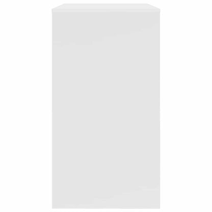 Tisch mit Regal Weiß 77,5 x 43 x 79 cm Holzwerkstoff