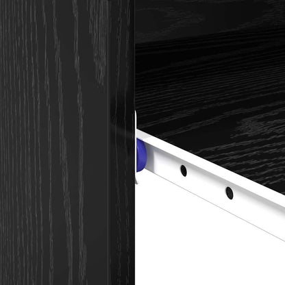Tisch mit Regal Schwarze Eiche 77,5 x 43 x 79 cm Holzwerkstoff