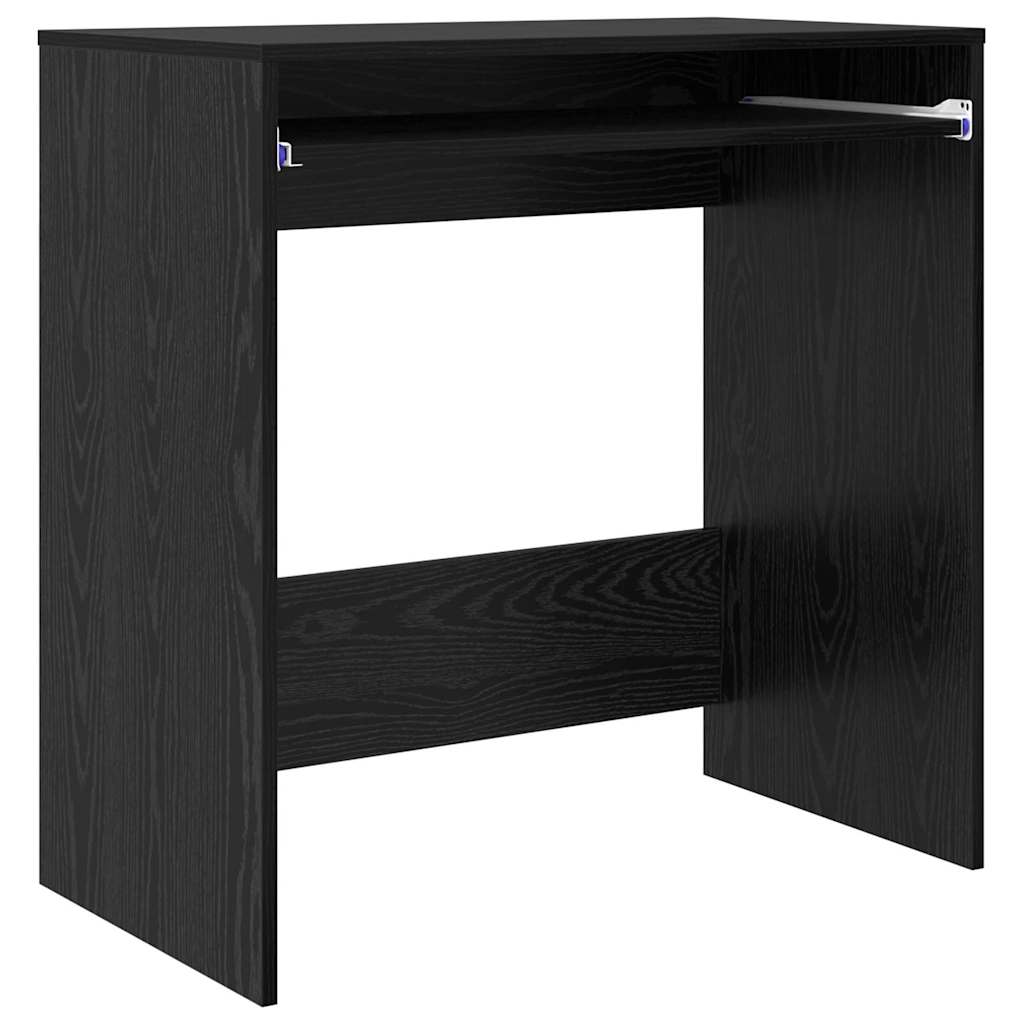 Tisch mit Regal Schwarze Eiche 77,5 x 43 x 79 cm Holzwerkstoff
