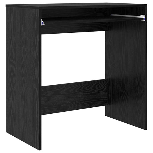 Tisch mit Regal Schwarze Eiche 77,5 x 43 x 79 cm Holzwerkstoff