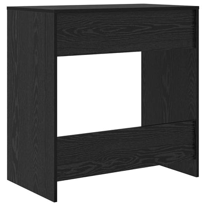 Tisch mit Regal Schwarze Eiche 77,5 x 43 x 79 cm Holzwerkstoff