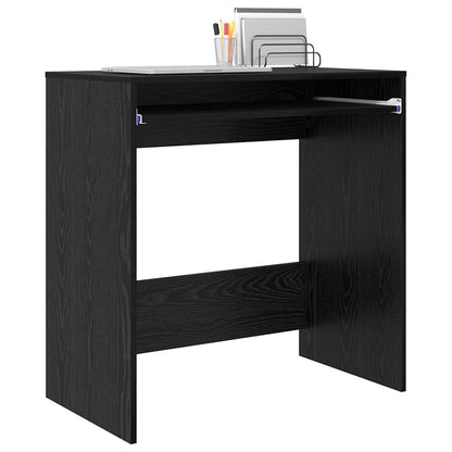 Tisch mit Regal Schwarze Eiche 77,5 x 43 x 79 cm Holzwerkstoff