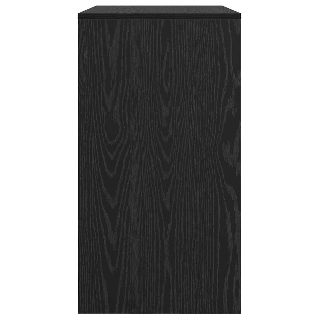 Tisch mit Regal Schwarze Eiche 77,5 x 43 x 79 cm Holzwerkstoff