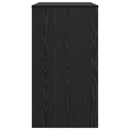 Tisch mit Regal Schwarze Eiche 77,5 x 43 x 79 cm Holzwerkstoff