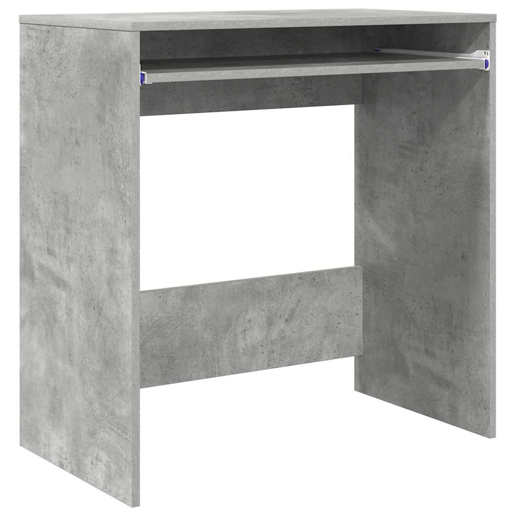 Tisch mit Regal Grau 77,5 x 43 x 79 cm Holzwerkstoff