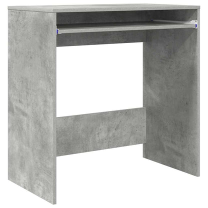 Tisch mit Regal Grau 77,5 x 43 x 79 cm Holzwerkstoff