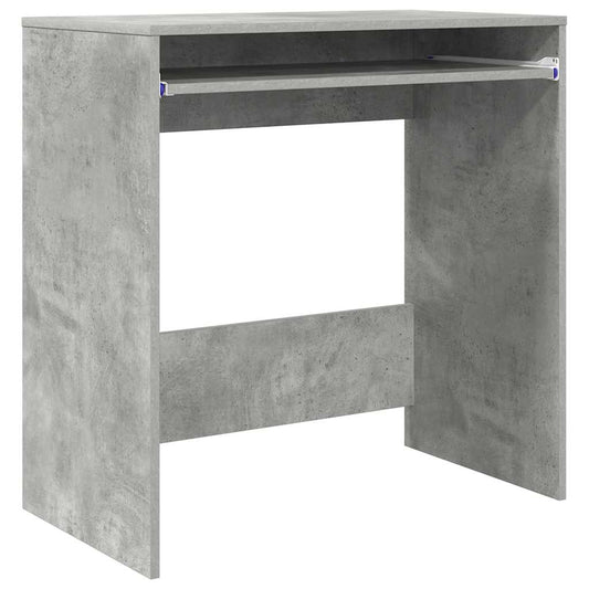 Tisch mit Regal Grau 77,5 x 43 x 79 cm Holzwerkstoff