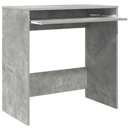 Tisch mit Regal Grau 77,5 x 43 x 79 cm Holzwerkstoff