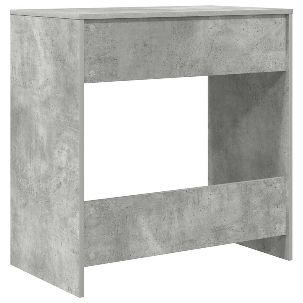 Tisch mit Regal Grau 77,5 x 43 x 79 cm Holzwerkstoff