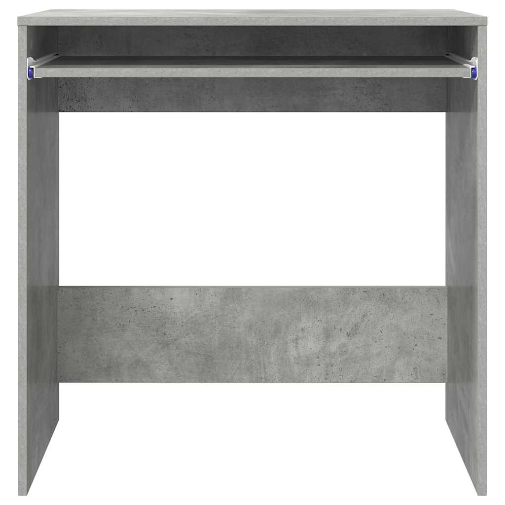 Tisch mit Regal Grau 77,5 x 43 x 79 cm Holzwerkstoff