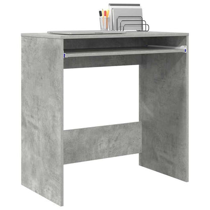 Tisch mit Regal Grau 77,5 x 43 x 79 cm Holzwerkstoff