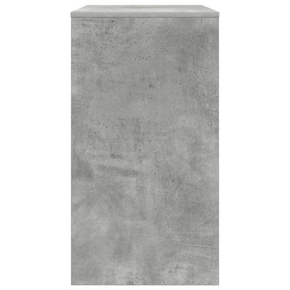 Tisch mit Regal Grau 77,5 x 43 x 79 cm Holzwerkstoff