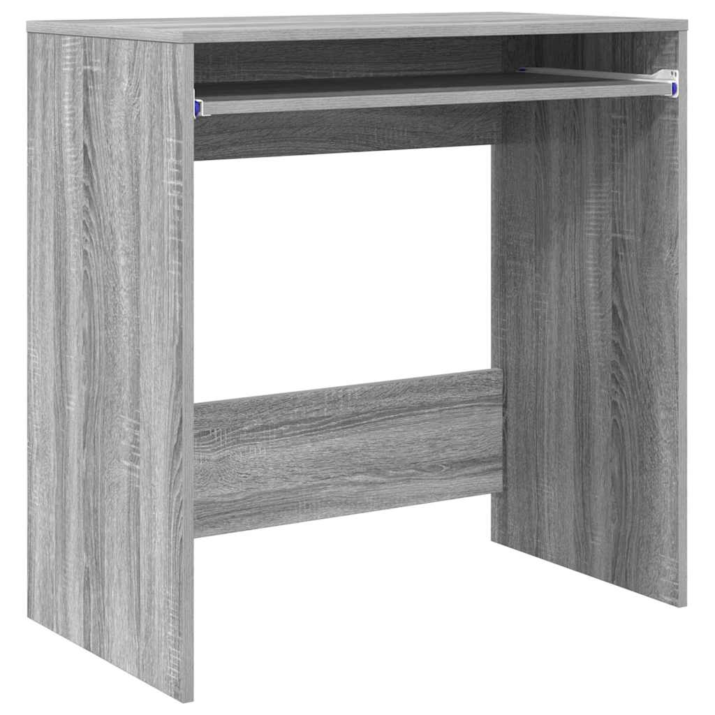 Tisch mit Regal Grau 77,5 x 43 x 79 cm Holzwerkstoff