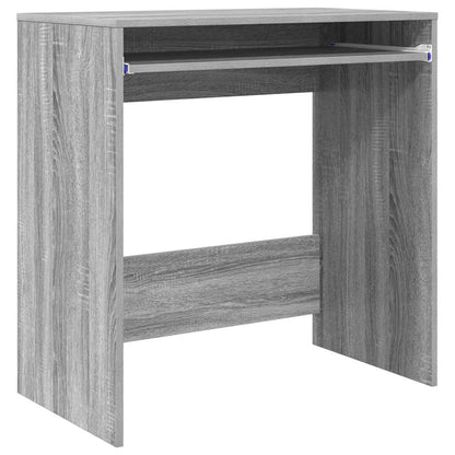 Tisch mit Regal Grau 77,5 x 43 x 79 cm Holzwerkstoff