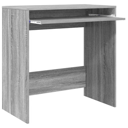 Tisch mit Regal Grau 77,5 x 43 x 79 cm Holzwerkstoff