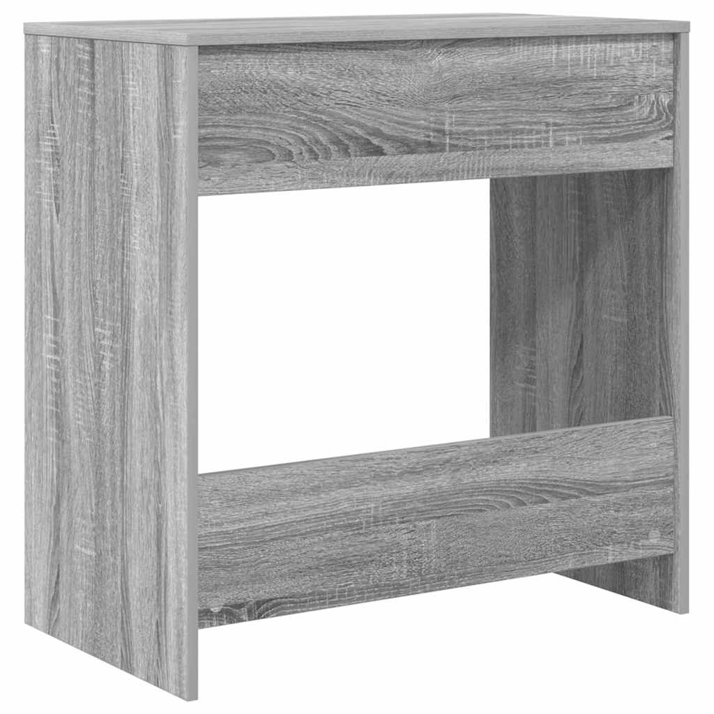 Tisch mit Regal Grau 77,5 x 43 x 79 cm Holzwerkstoff