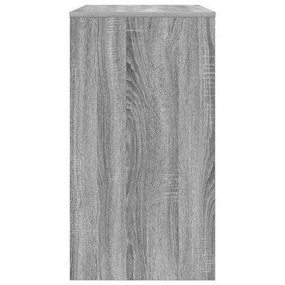 Tisch mit Regal Grau 77,5 x 43 x 79 cm Holzwerkstoff