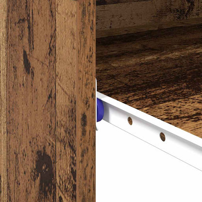 Tisch mit Regal Altholz 77,5 x 43 x 79 cm Holzwerkstoff