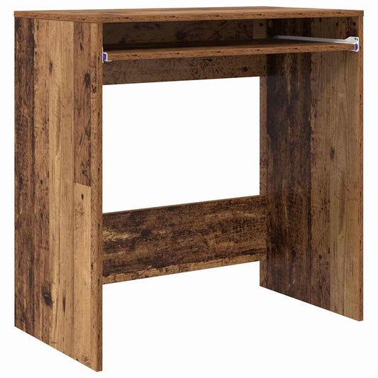 Tisch mit Regal Altholz 77,5 x 43 x 79 cm Holzwerkstoff