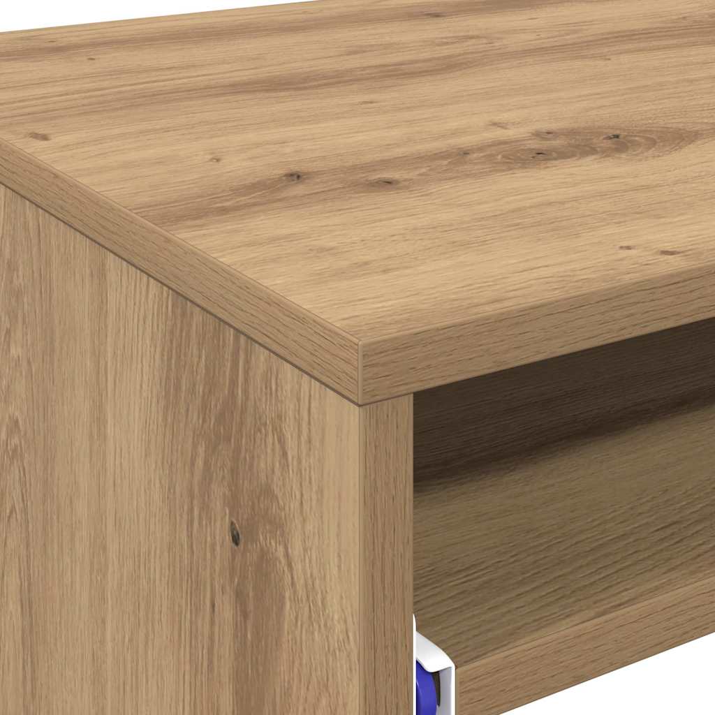 Tisch Eiche handwerklich 77,5 x 43 x 79 cm Holzwerkstoff