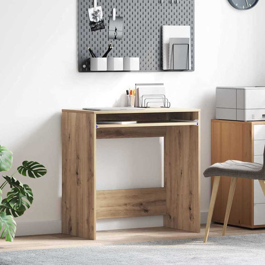 Tisch Eiche handwerklich 77,5 x 43 x 79 cm Holzwerkstoff