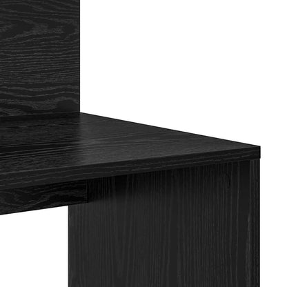 Schreibtisch mit Stauraum Schwarze Eiche 90 x 48 x 101,5 cm