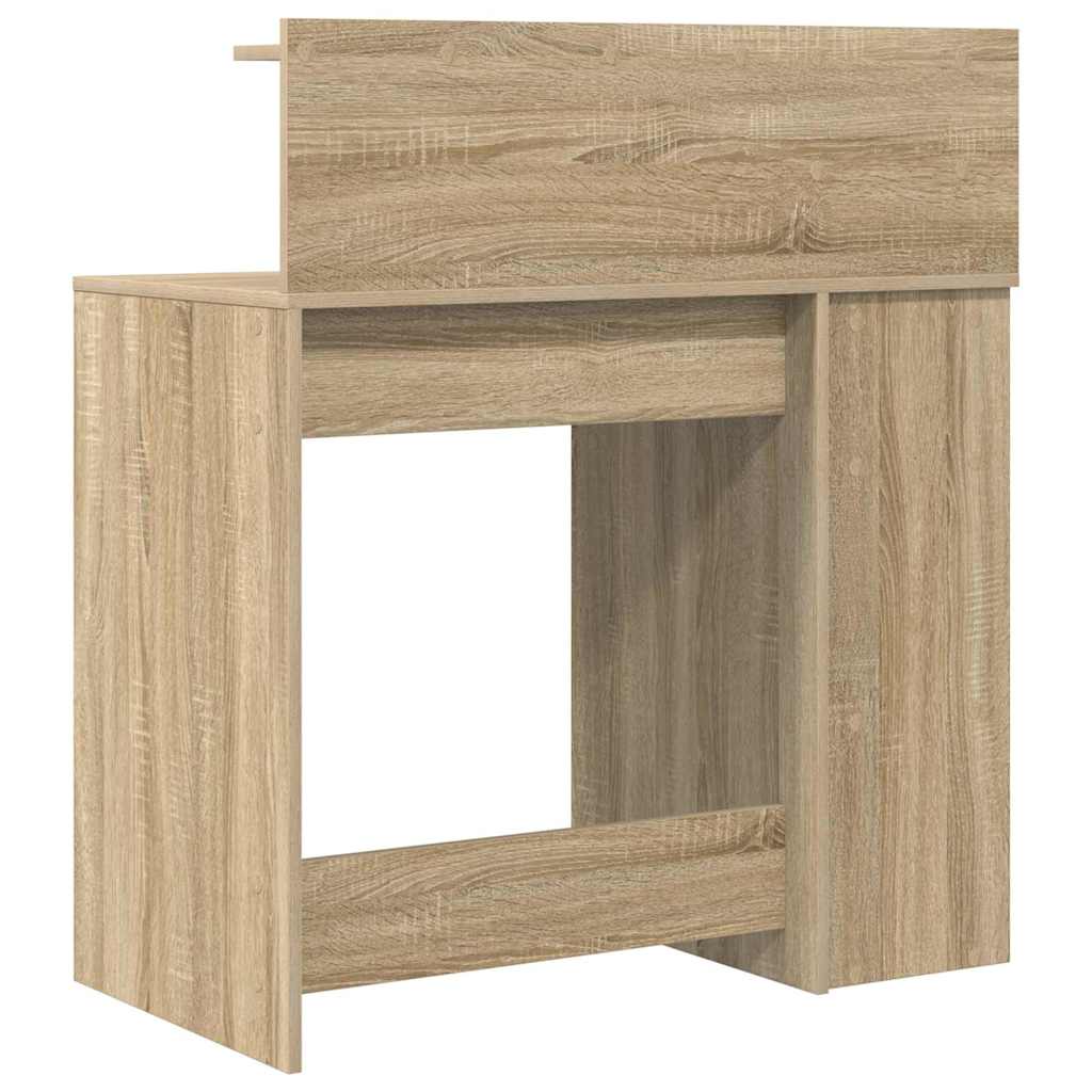Schreibtisch mit Stauraum Sonoma Eiche 90 x 48 x 101,5 cm